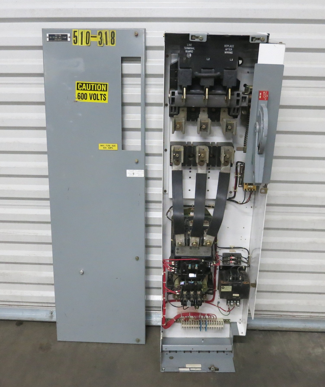 Image of Allen Bradley 2100 Centerline Size 5 Starter 400 Amp Fusible MCC Bucket 400A 52"