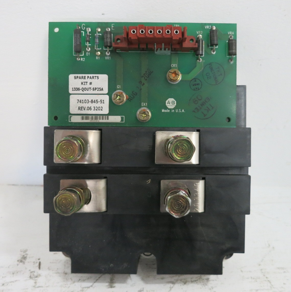 Allen Bradley 1336-QOUT-SP25A Transistor Assembly IGBT Power Block 1336 VS Drive (DW8111-1)
