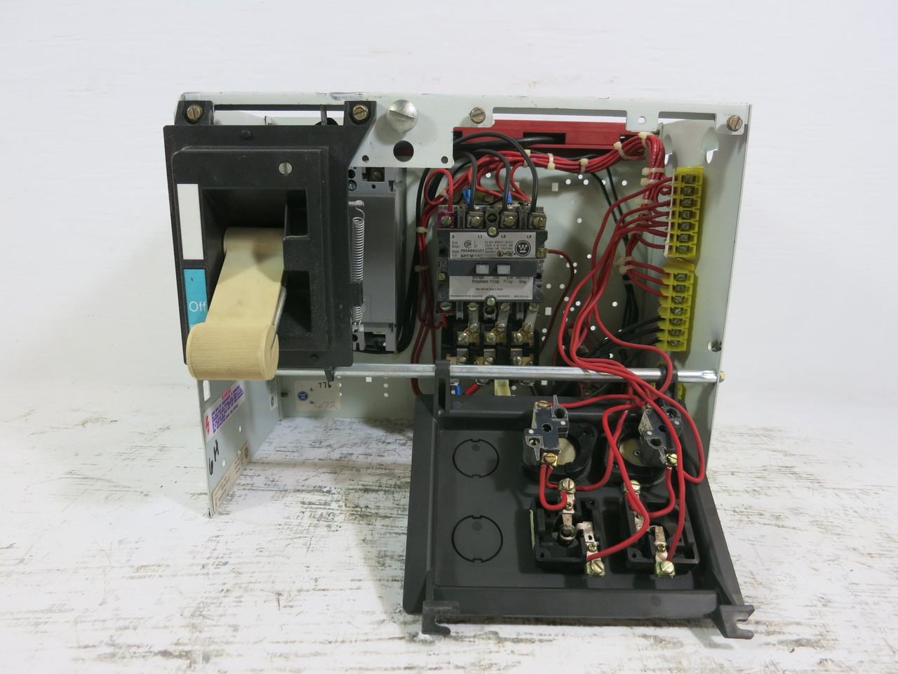 Westinghouse 5 Star 2100 30A Breaker Size 1 Starter 12" MCC Bucket 30 Amp (BJ1124-2)