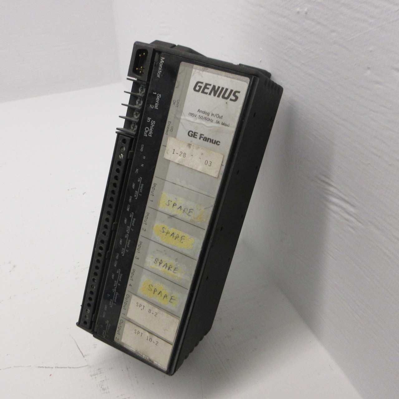 General Electric GE Fanuc IC660EBA100C Genius Analog In/Out Module 41/20 IC660 (AH1283-16)