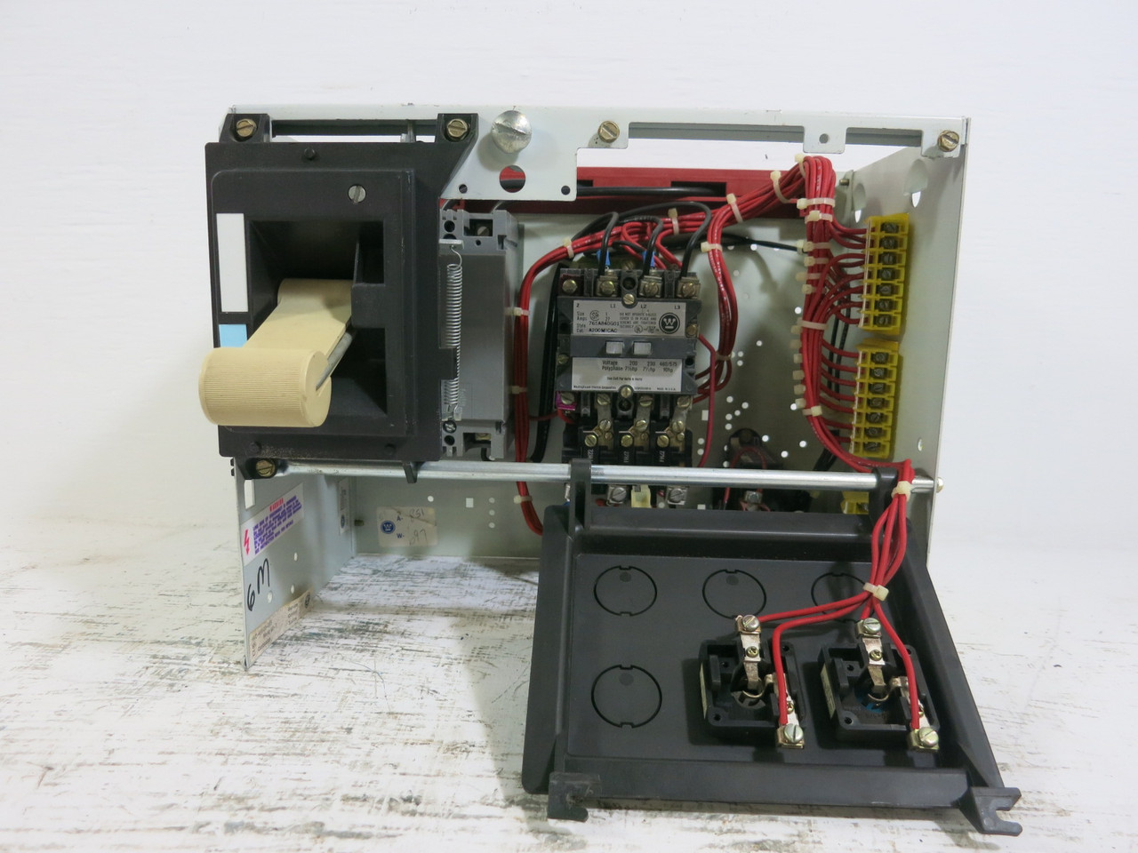 Westinghouse 5 Star 2100 15A Breaker Size 1 Starter 12" MCC Bucket 15 Amp (BJ1125-4)