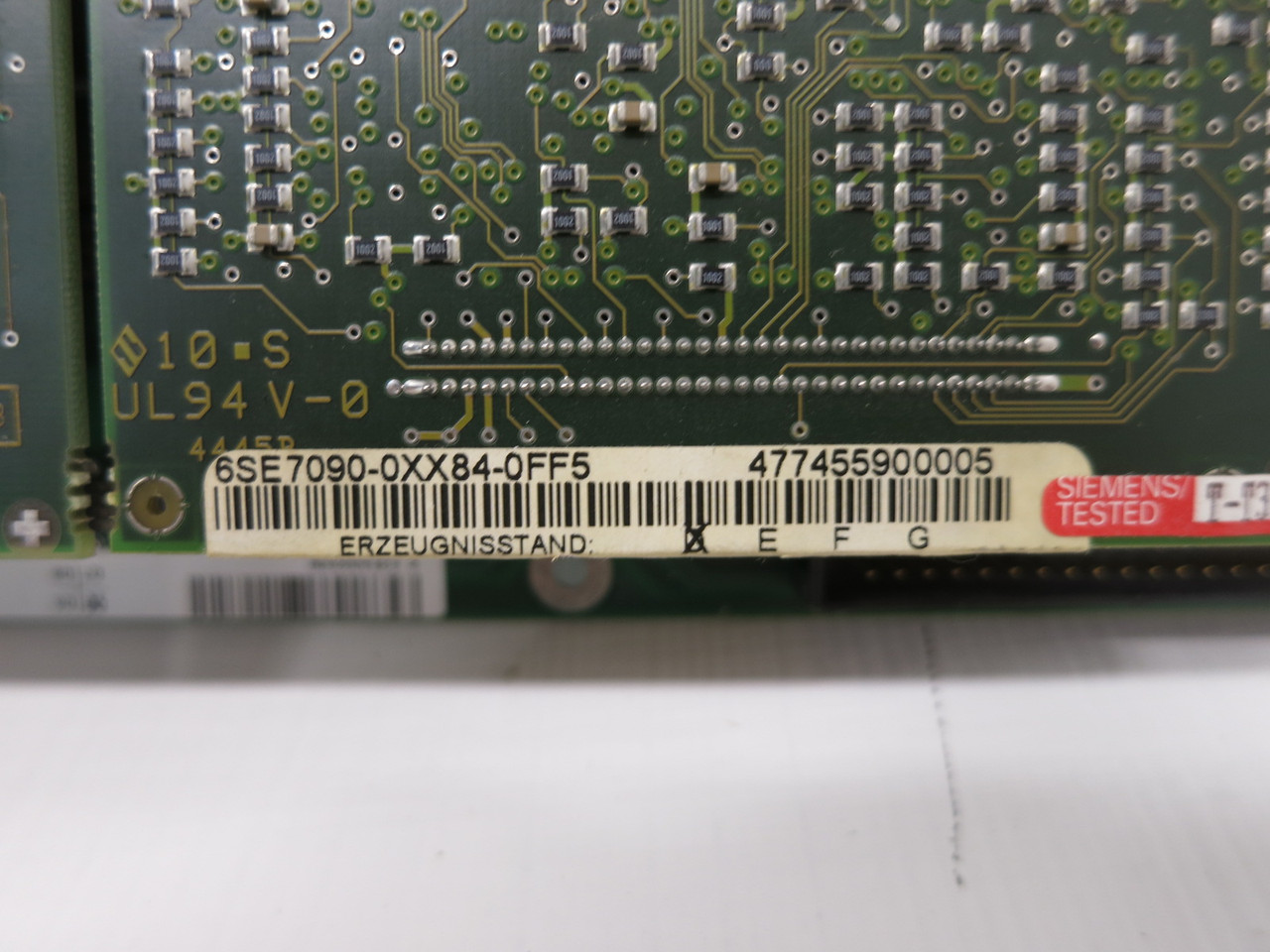 Siemens A5E00158598 CUCP-02 Masterdrives MC Control Comm Board A5E00260078 (DW8238-1)