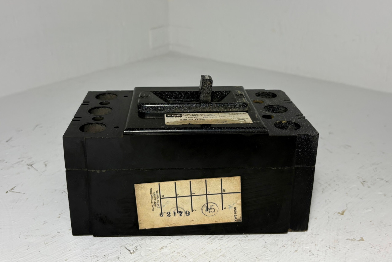 FPE NEJ3200 200A AB Circuit Breaker 10kA @ 240V 3P 200 Amp LK-568 (EM5922-2)