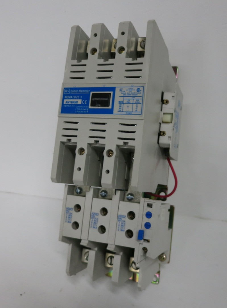 Eaton AN16KN0 Size 3 AC Motor Starter 90A 600V 208V Coil 50 HP @ 460V AN16KNO (DW8240-1)