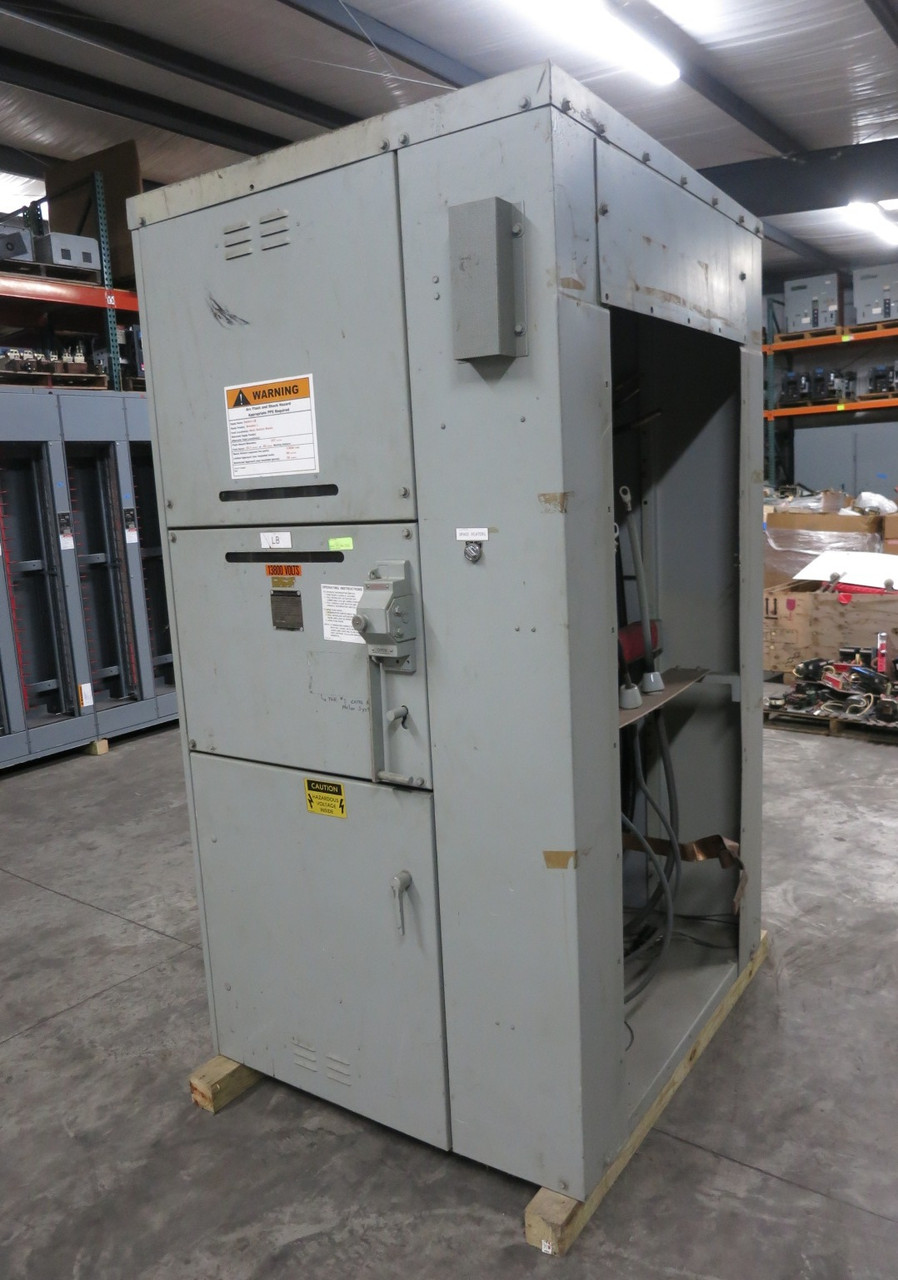 Image of GE 15 kV 1200A Fusible Load Break Interrupter Switch 1200 Amp Cont 600A PIF
