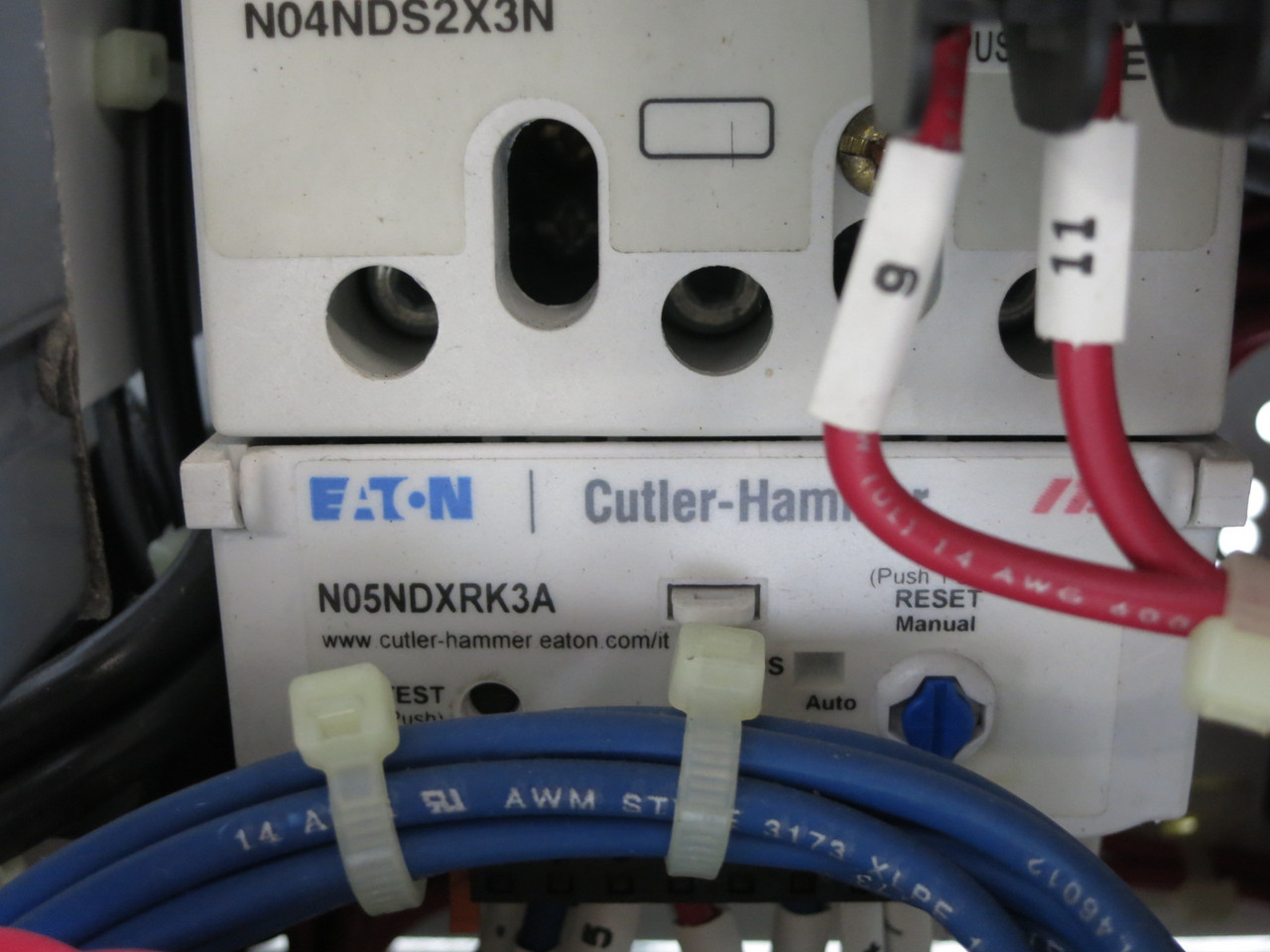 NEW Eaton Type W 50A Breaker Size 2 Starter 12" MCC Bucket HMCP N04NDS2X3N (DW8239-1)