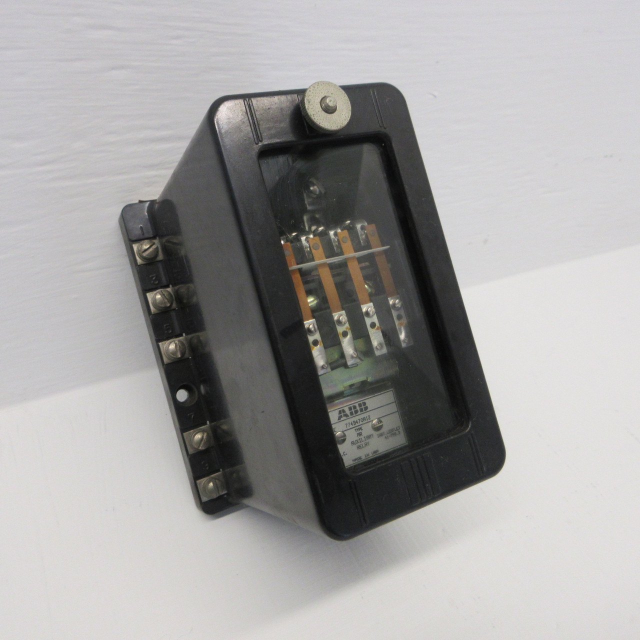 ABB 774B470A12 Auxiliary Relay Type AR 125 VDC ASEA Brown Boveri 774B47OA12 (AH1302-1)