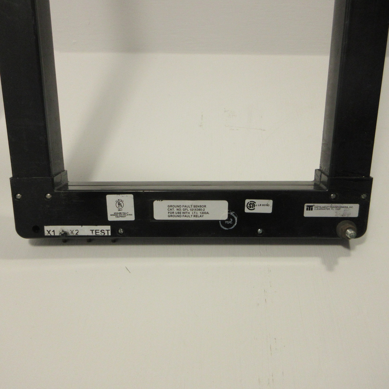 ITI GFL 101X360-2 1200A Ground Fault Sensor For Use w/ 1200A Ground Fault Relay (AH1301-1)