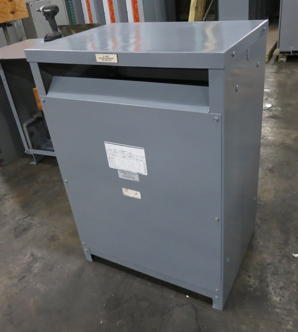 Westinghouse 75 KVA 460 Delta to 460Y/266 V 3PH Dry Type Transformer MD75E92 (DW8247-1)