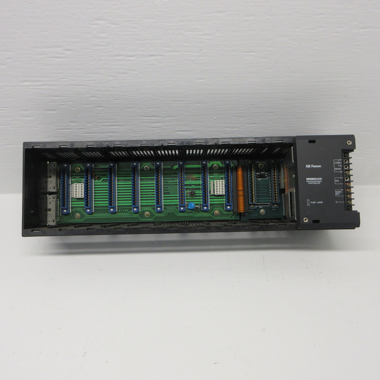 GE Fanuc IC610CHS130A PLC Rack Series One 10 Slot w/ Hi Cap Power Supply (AH1308-1)