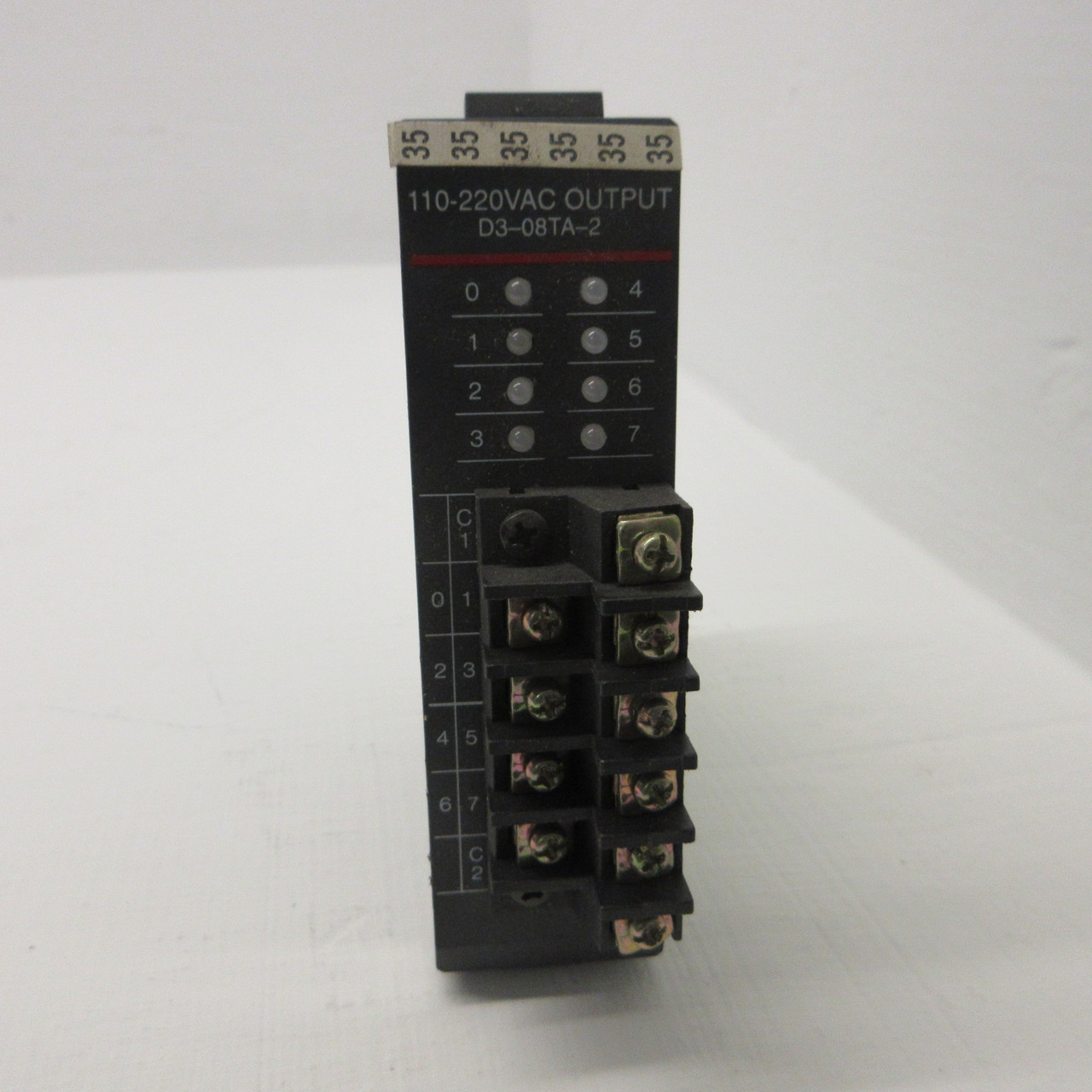 Automation Direct D3-08TA-2 PLC Output Module 110-220VAC GE Faunc 1578 D308TA2 (AH1309-1)