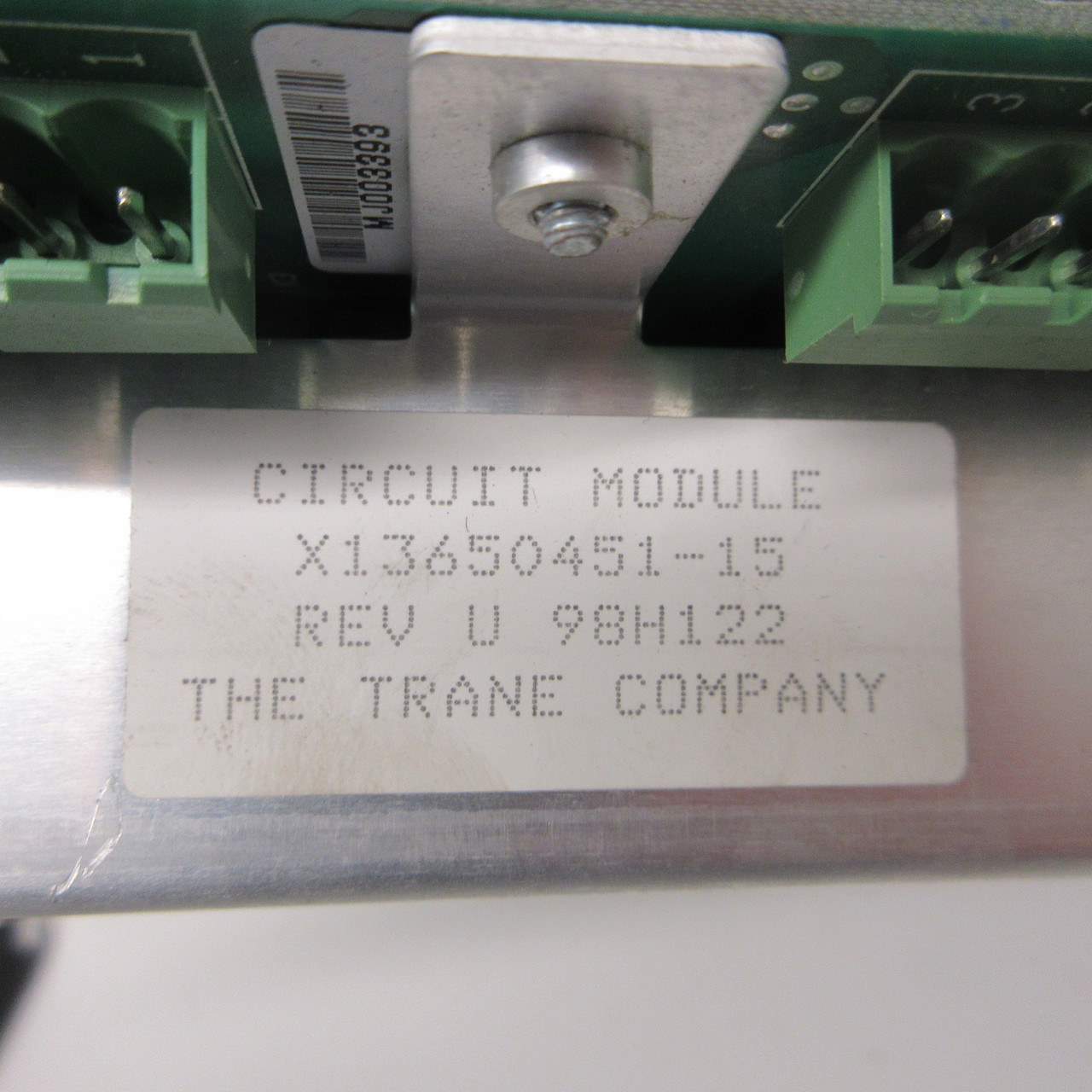 Trane X13650451-15 Rev U 98H122 Chiller Circuit Module MJ003393 X1365045115 (AH1317-1)