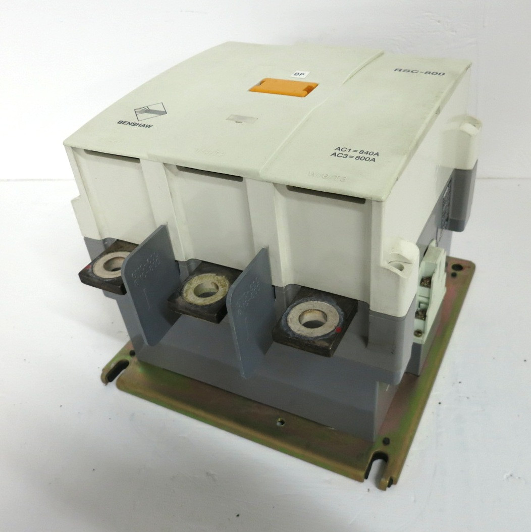 Benshaw RSC-800 Size 7 Magnetic Motor Contactor 3PH 600 HP 120V Coil 800A Sz7 (DW8258-1)