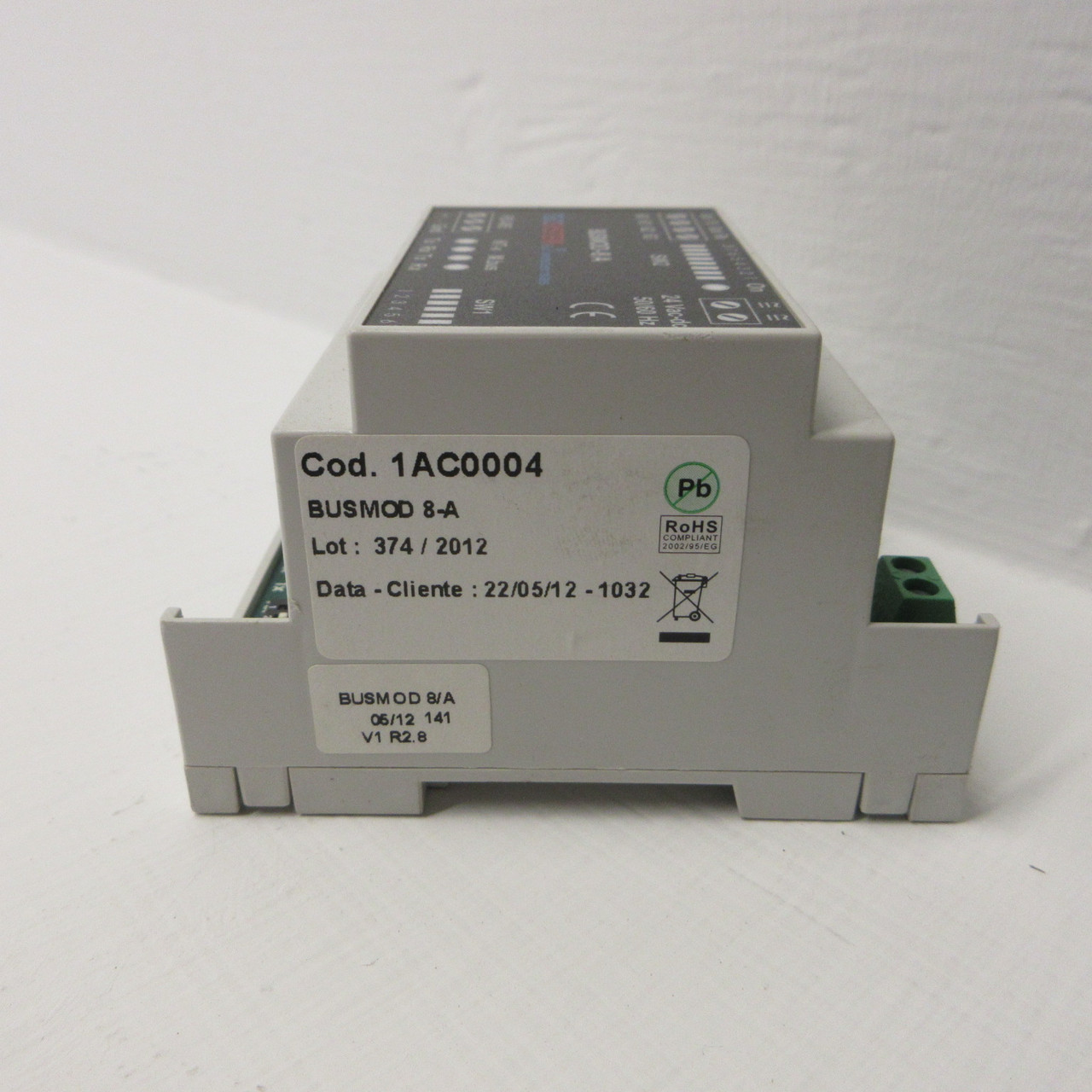 TEC System BUSMOD-8/A S.r.l Protection Relay 24 VAC/DC Cod. 1AC0004 BUSMOD8/A (AH1320-1)
