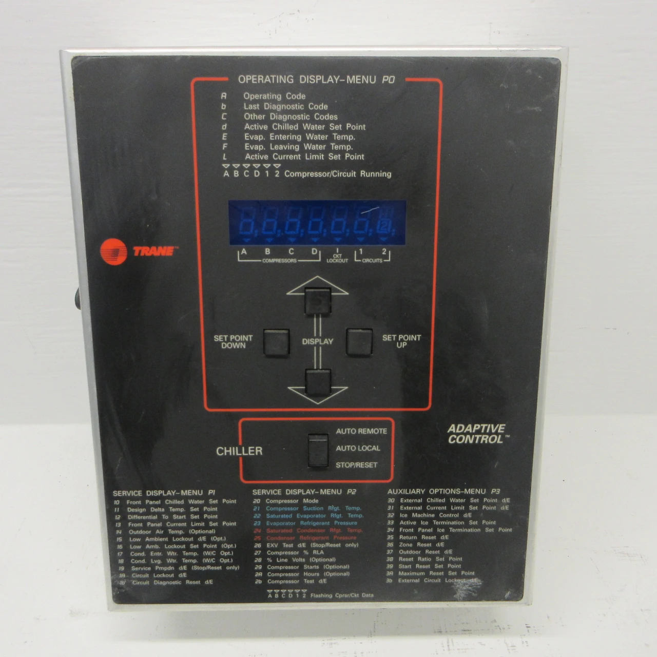 Trane T2-X13650362-06 Chiller Adaptive Control Display X13650362-06 X1365036206 (AH1323-1)