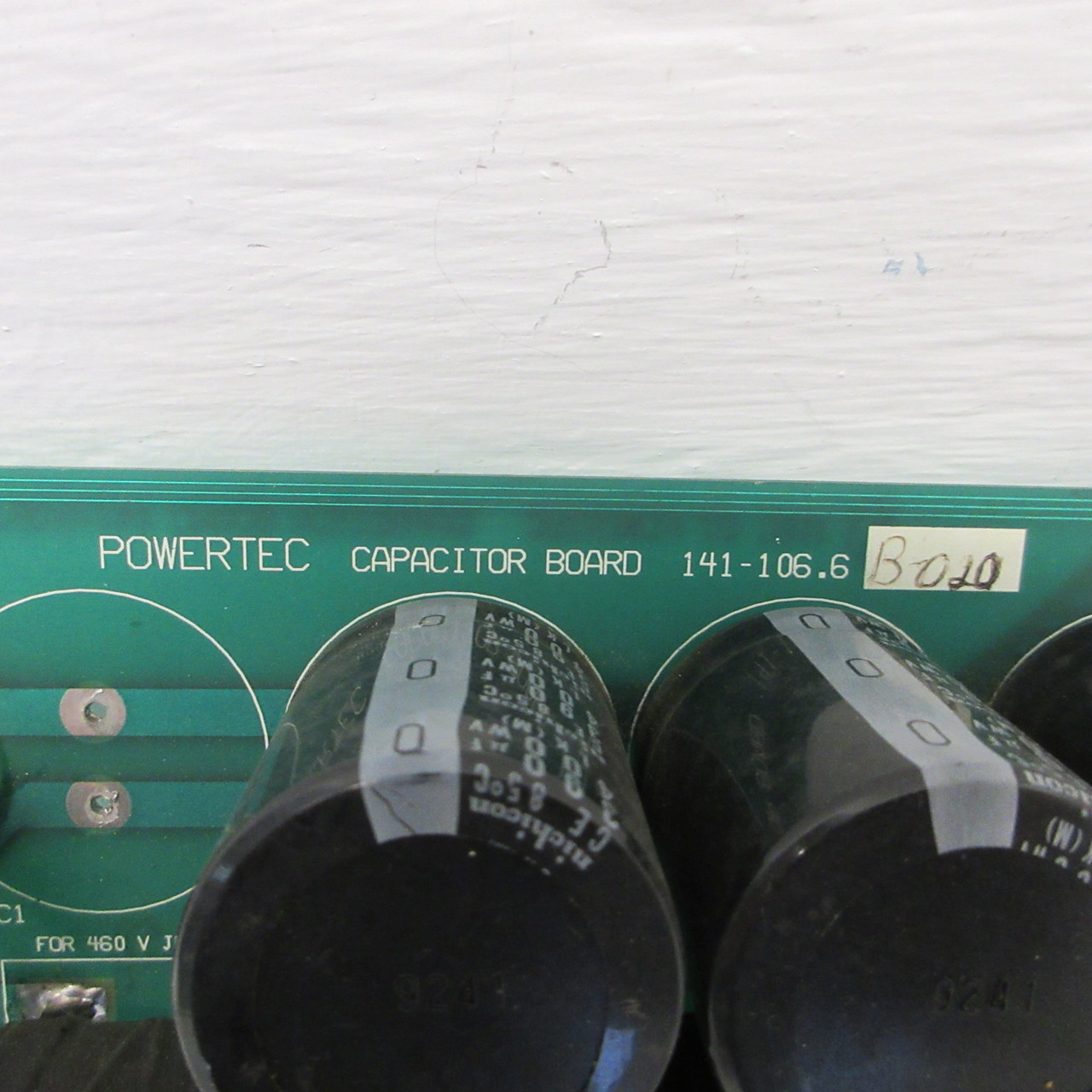 PowerTec 141-106.6 Capacitor Board Circuit PCB Drive PC Board 141-106.6B020 (AH1339-1)