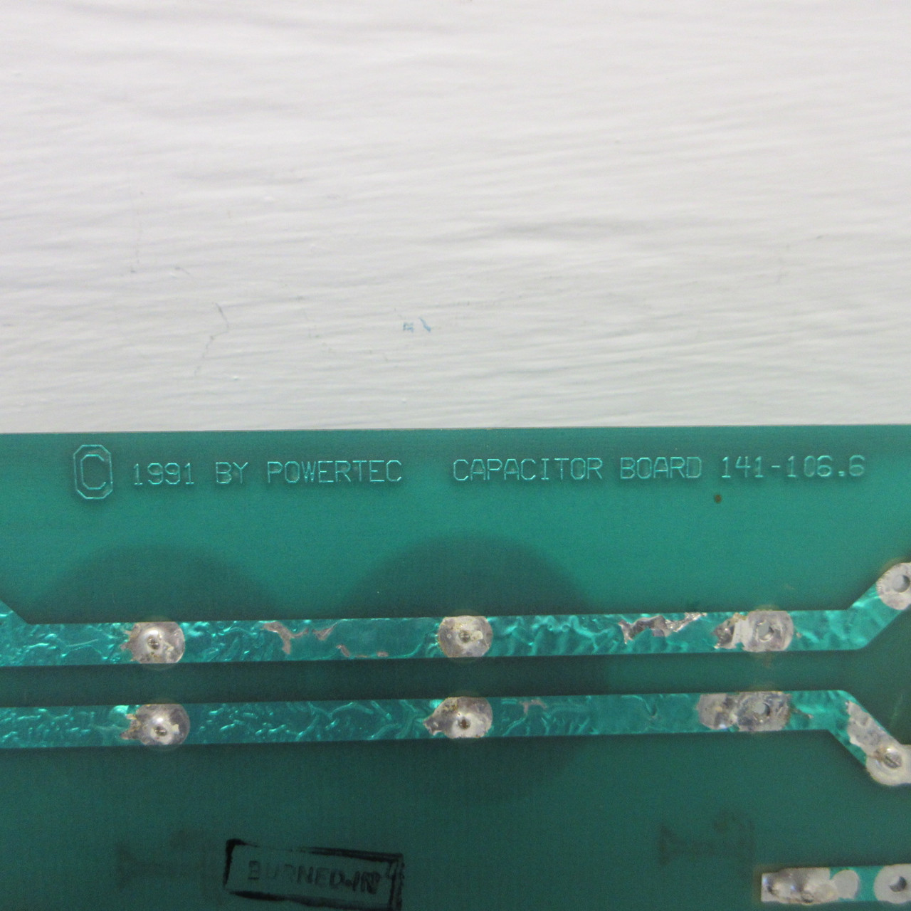 PowerTec 141-106.6 Capacitor Board Circuit PCB Drive PC Board 141-106.6B020 (AH1339-1)