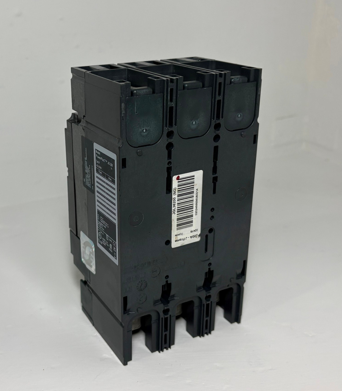 Square D JGL36200 JG 250 PowerPacT Circuit Breaker w/ 200 Amp Trip 600V 3P 200A (EM5925-1)