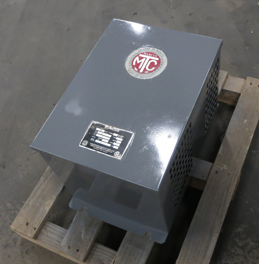 Marcus 30 kVA 600 to 240 V 3PH Autotransformer 600V - 240V 5070 Auto Transformer (DW8282-1)