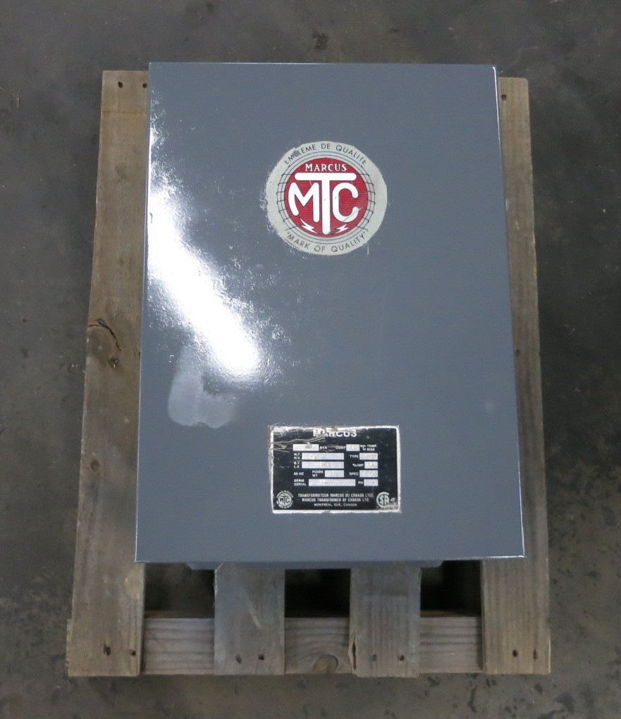 Marcus 30 kVA 600 to 240 V 3PH Autotransformer 600V - 240V 5070 Auto Transformer (DW8282-1)