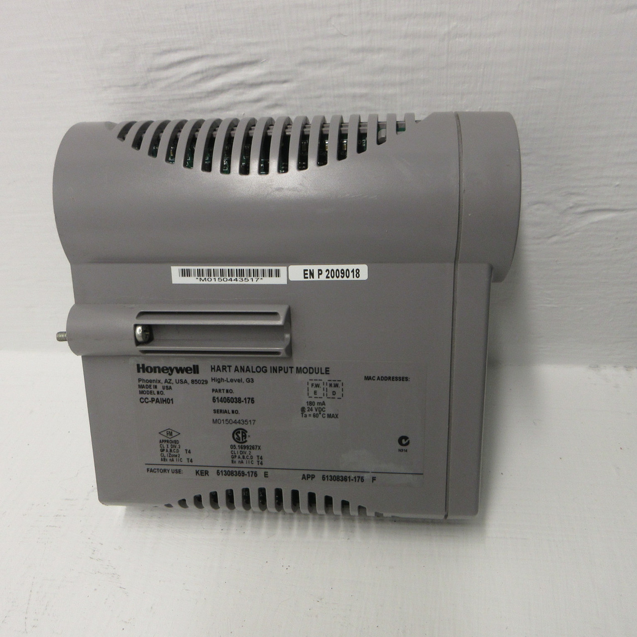 Honeywell CC-PAIH01 Hart Analog Input PLC Module 51405038-175 (FW: E HW: D) (AH1355-1)