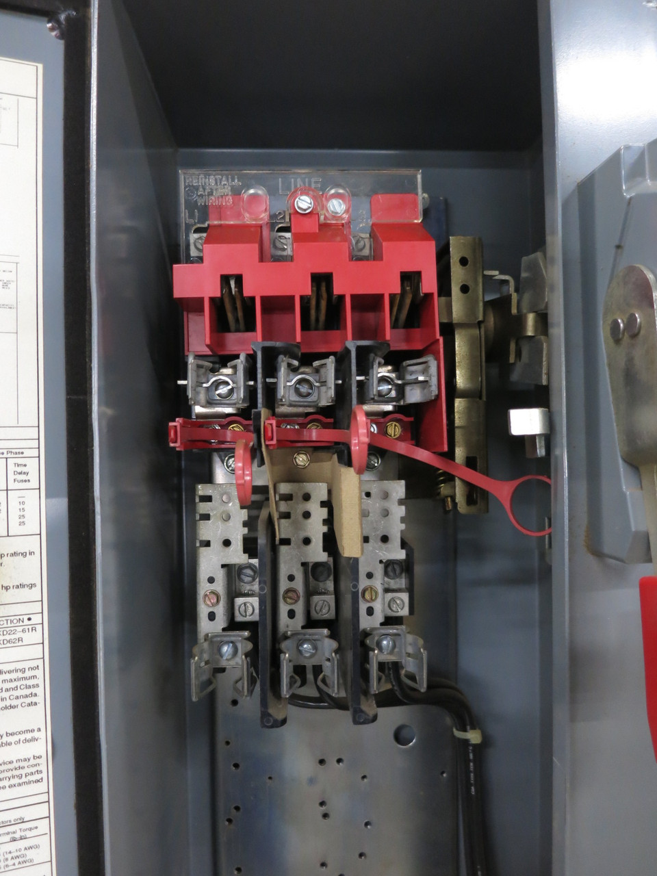 Eaton 60A Fusible Size 2 Starter Combination Box AN16GN0 60 Amp Combo AN30GD0 3R (DW8288-1)