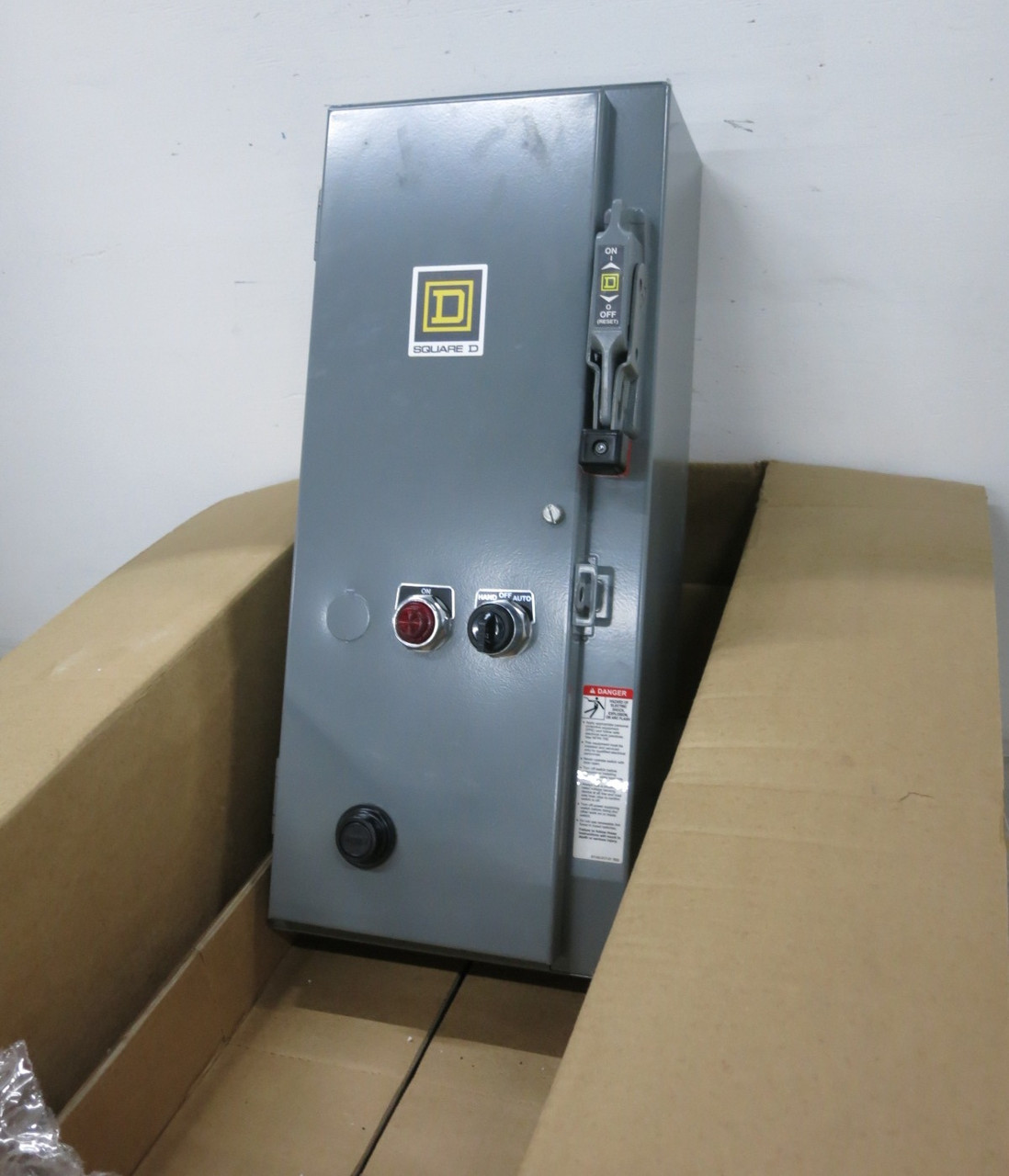 Image of NEW Square D 30A Fusible Size 1 Starter Combo Box 8536SCO1S 30 Amp 240V 2P 1PH