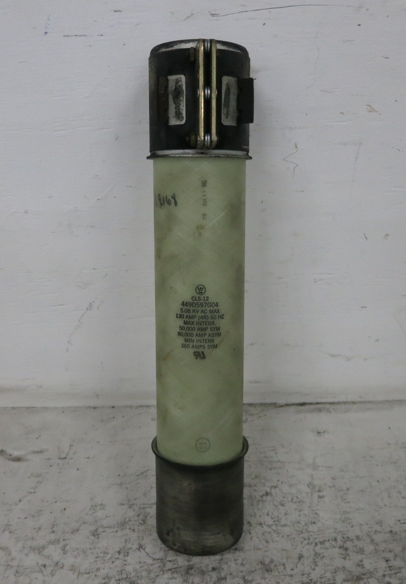 Westinghouse 449D597G04 4R Amp 5.08 kV CLS-12 Current Limiting Power Fuse 130A (DW8290-3)