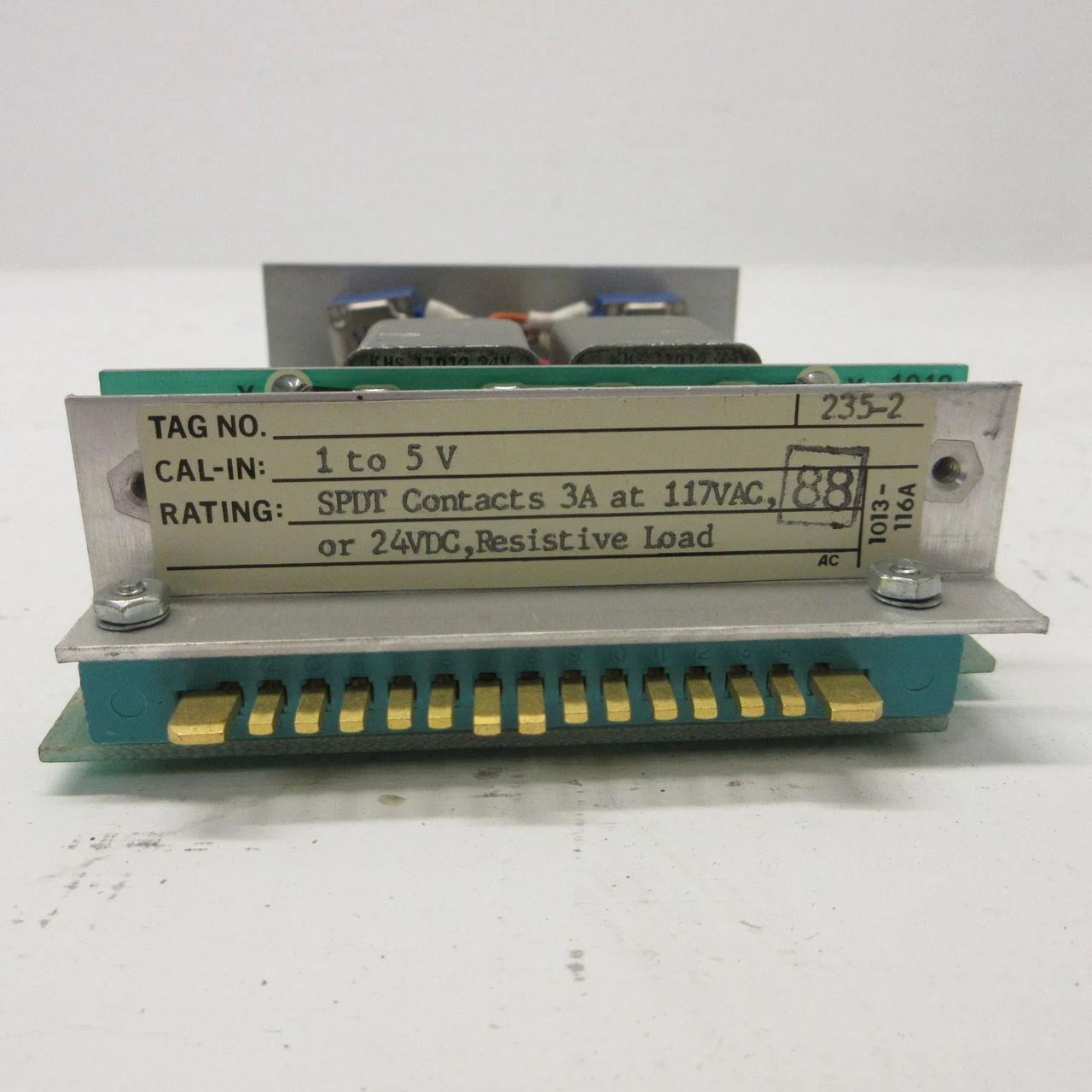 Acromag 731-C-5G Card Alarm Module Adjustable Relay Board SPDT Contacts 3A 117V (AH1365-4)