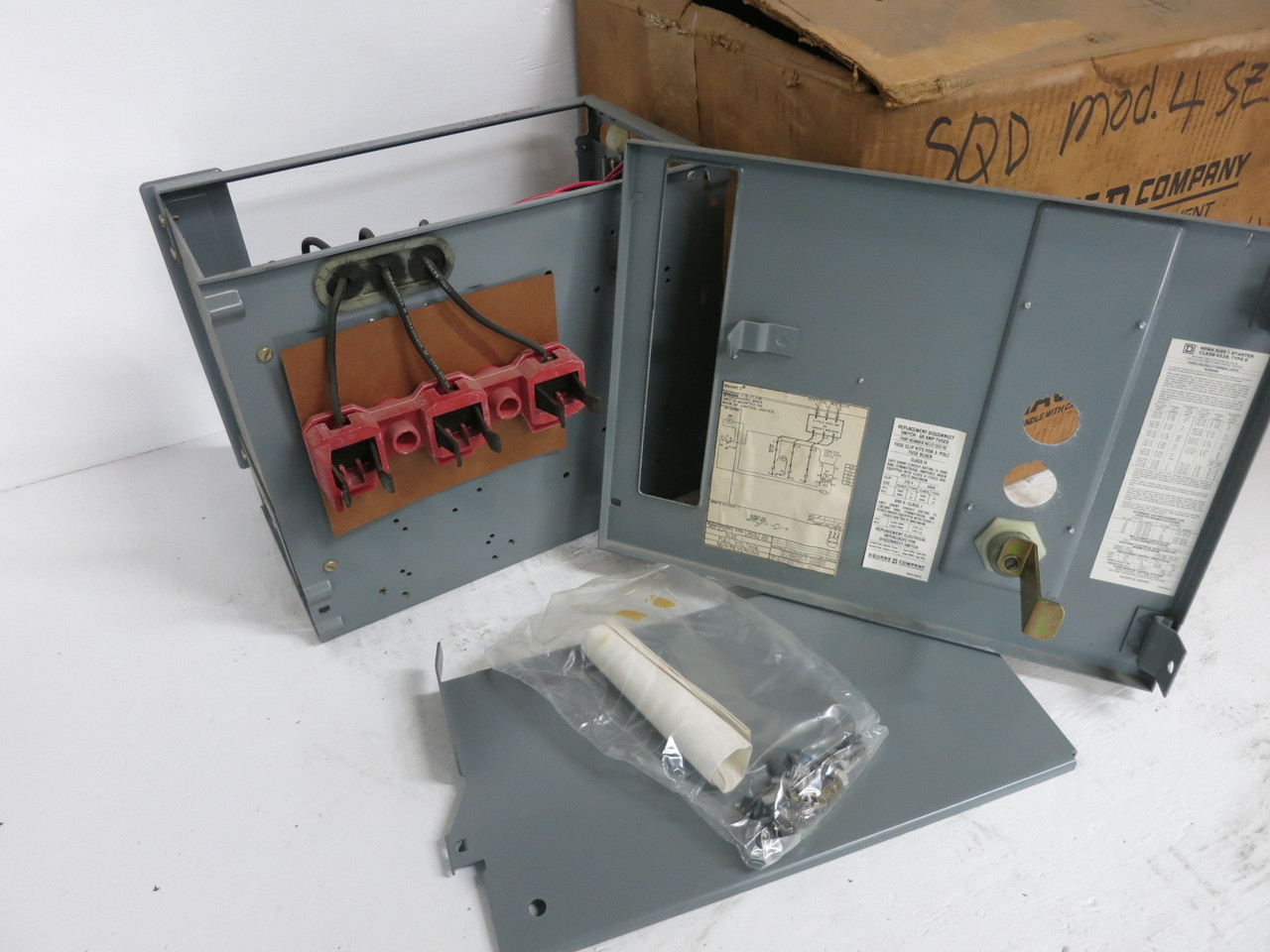 NEW Square D Model 4 30A Fusible Size 1 Starter 12" MCC Bucket 30 Amp 8998 8536 (DW8293-1)