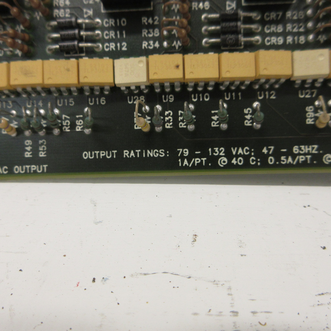 Siemens TI 575-4616 PLC Output Module Board PCB 16 Point 110VAC Assy 2589497- (AH1368-1)