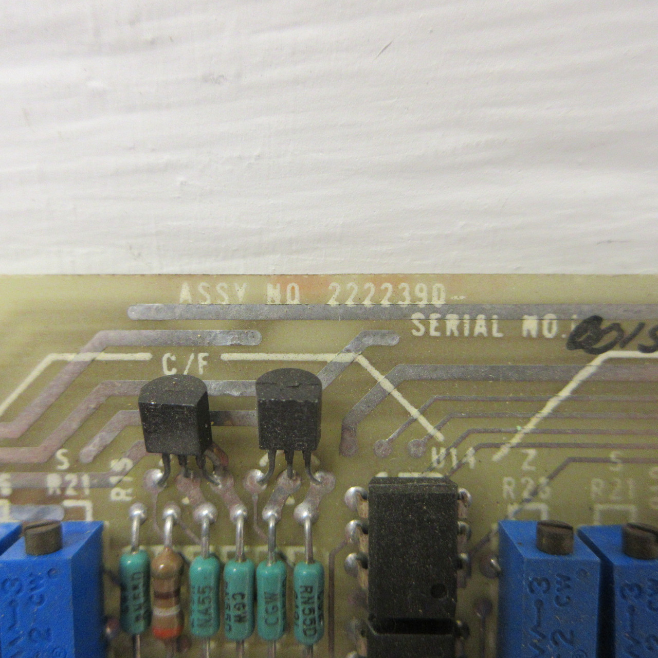 Texas Instruments Assy No. 2222390 PCB PC Board PLC Module Card 2222392 TI (AH1372-4)