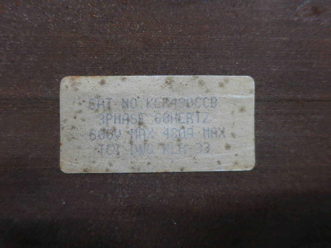 TCI KLR480CCB Line Reactor 480A 600V 3PH KLR 400 HP Load Inductor 480 Amp (DW8302-1)