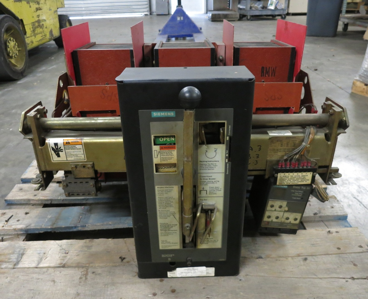 Siemens RL-3200 3200A Breaker LSG Static Trip III RMS-TSG-TZ-C RL3200 3200 Amp (DW8301-1)