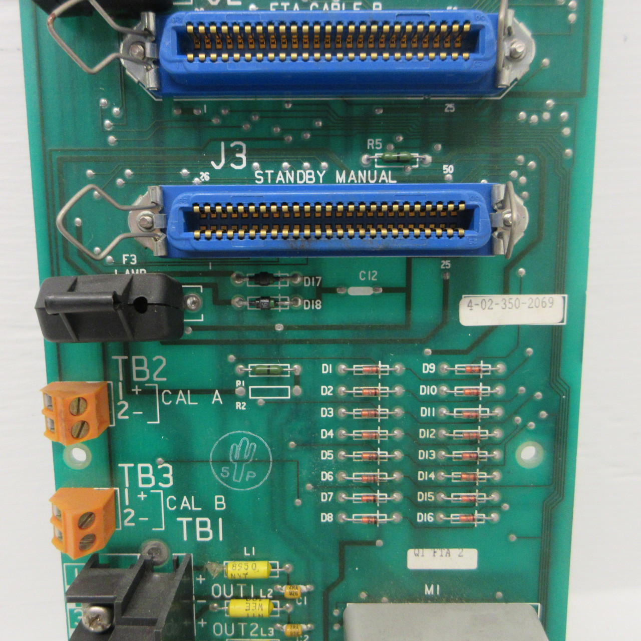 Honeywell MU-TAOX52 Analog Output Redundancy Board Assy No. 51304335-200 Rev B (AH1379-11)