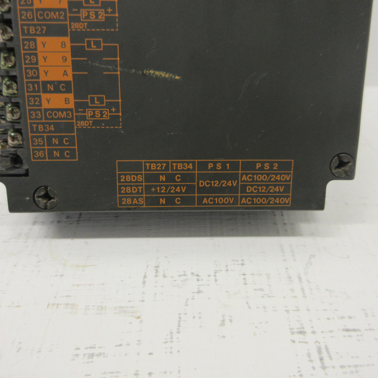Mitsubshi AJ35PTF-28DT MelsecNet/Mini Programmable Controller PLC 24VDC 0.11A (AH1389-1)