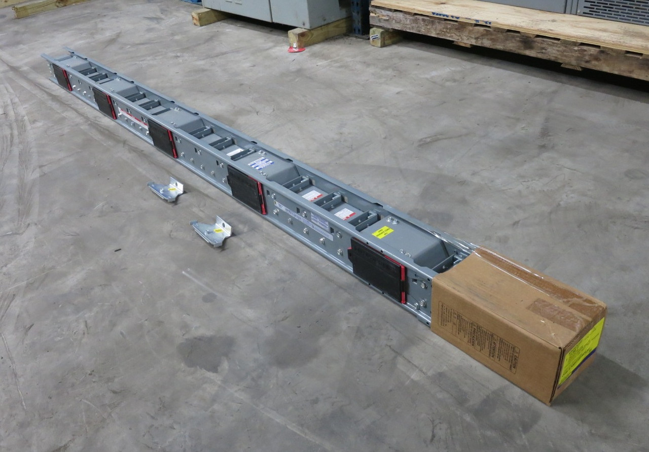 NEW Square D APH2512G10ST 1200A 600V I-Line II Busway 3PH 4W 1200 Amp Plug-In 10 (DW8310-6)