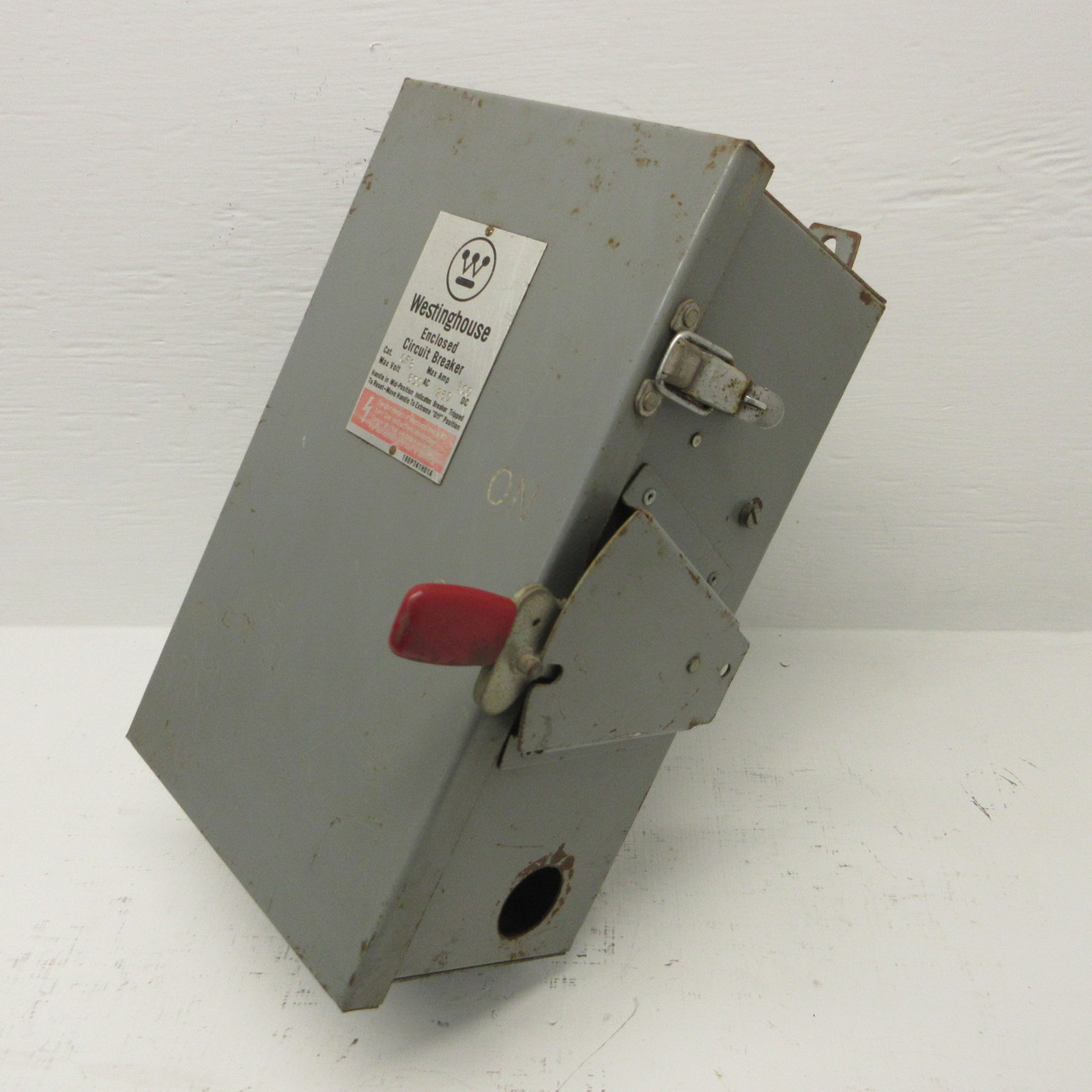Westinghouse CFB 100A 600VAC Circuit Breaker Enclosure w/ 100 Amp FB3100 Breaker (AH1397-1)