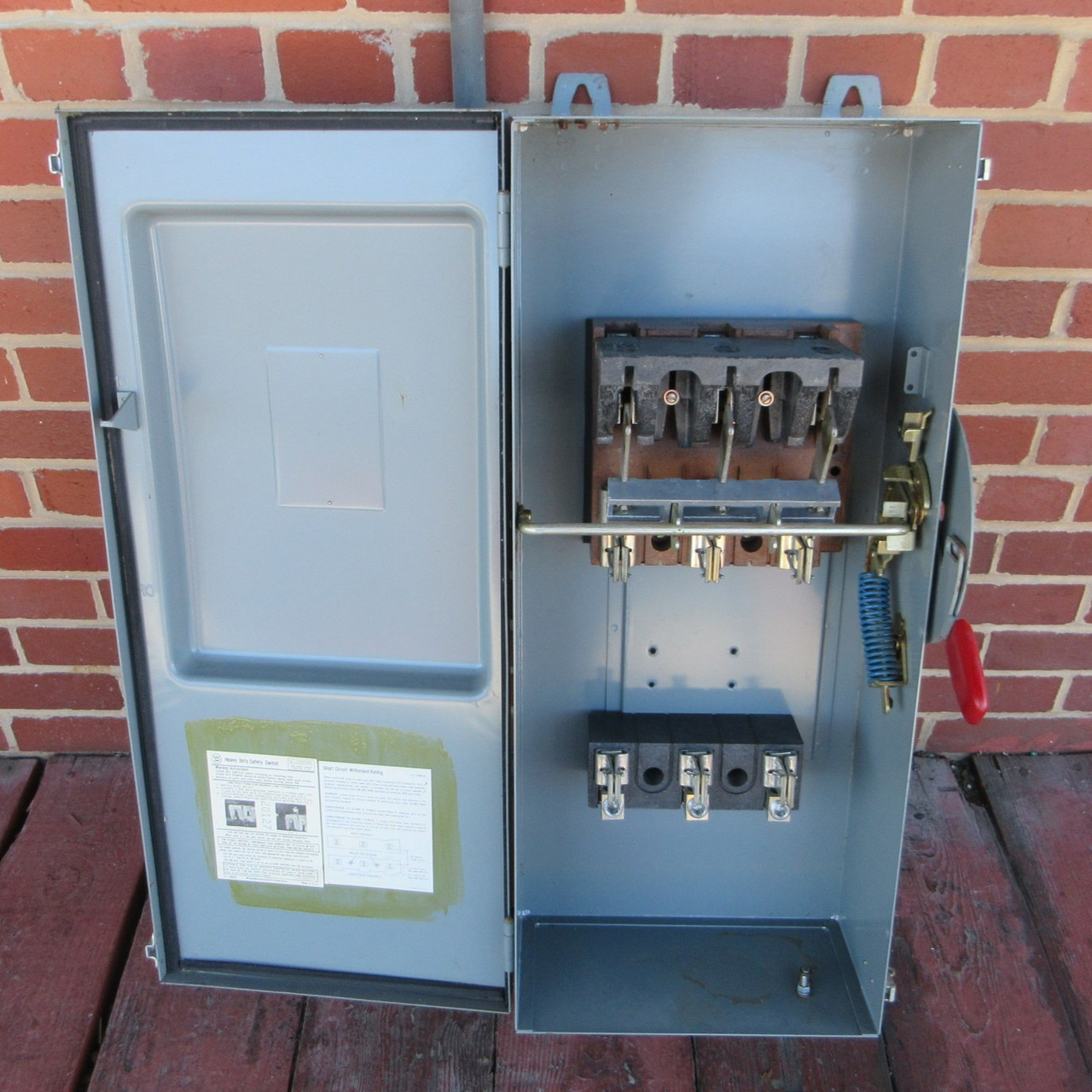 Westinghouse JHF364 200A 600VAC Fusible Safety Switch Disconnect 150HP 200 Amp (AH1405-1)