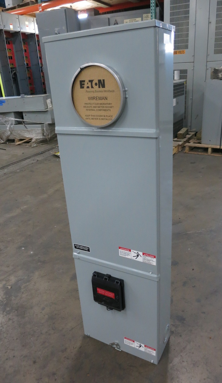 NEW Eaton CH224MTB 200A Main Breaker Socket Meter Combo 200 Amp 224MTB B-Line 3R (DW8314-1)