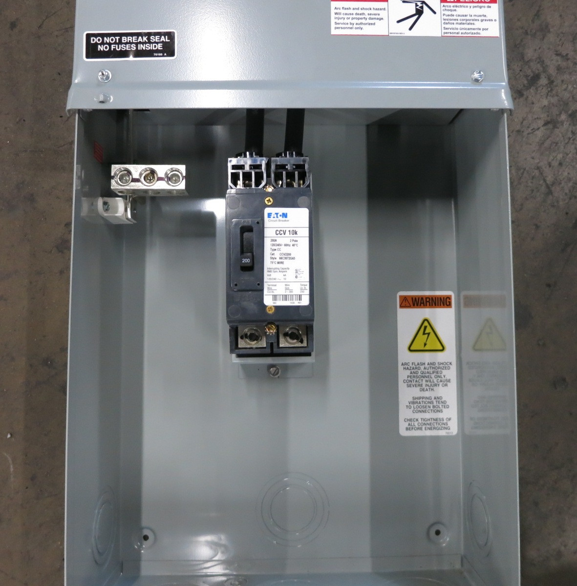 NEW Eaton CH224MTB 200A Main Breaker Socket Meter Combo 200 Amp 224MTB B-Line 3R (DW8314-1)