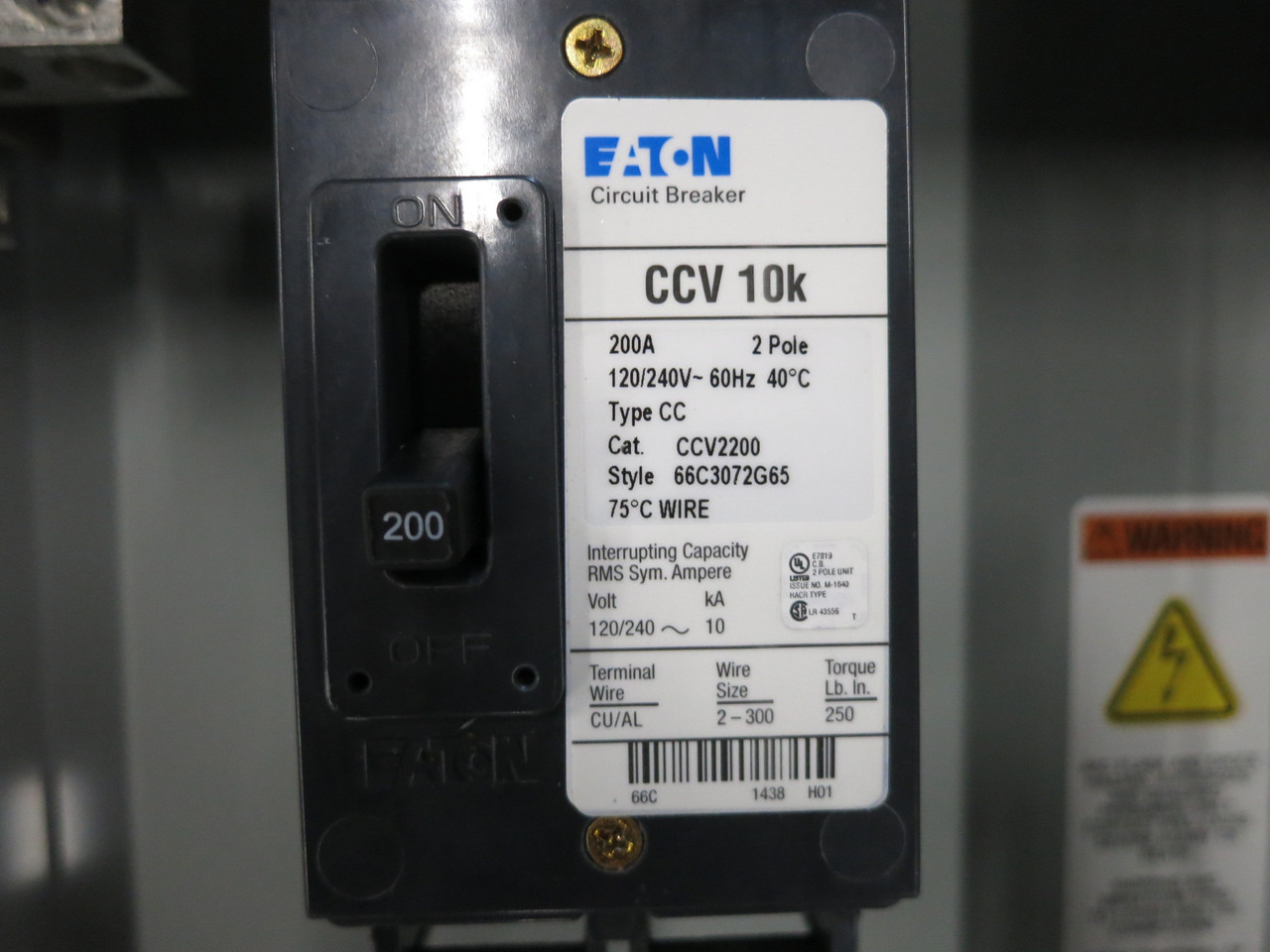 NEW Eaton CH224MTB 200A Main Breaker Socket Meter Combo 200 Amp 224MTB B-Line 3R (DW8314-1)