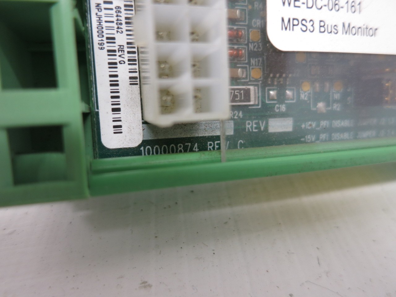 ABB 6644424A1 MPS3 Bus Monitor WE-DC-06-161 Harmony Infi90 6644842 PLC MPS III (DW8315-1)