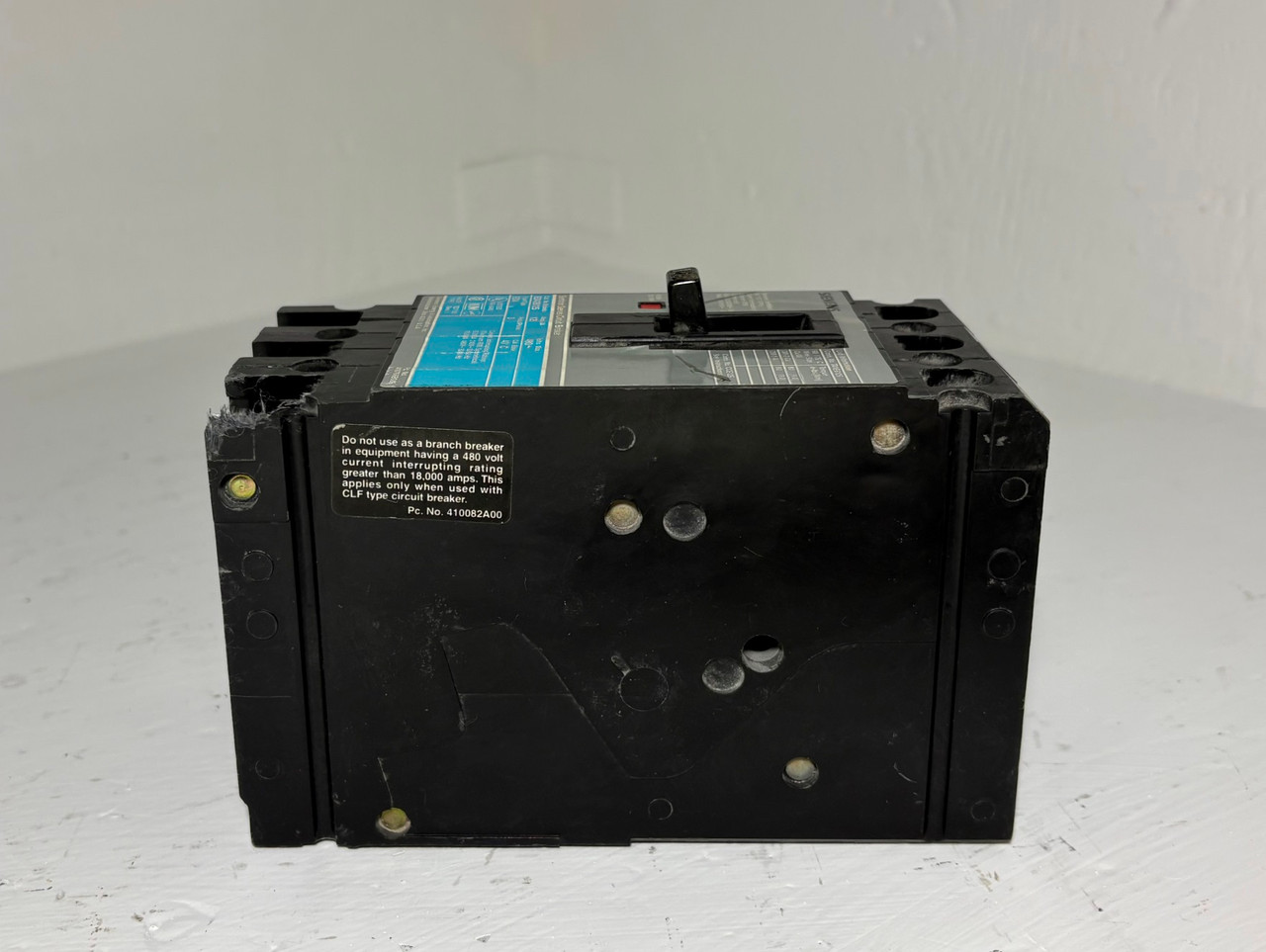 Siemens ED43B125 125A Sentron Circuit Breaker Type ED4 480V 3 Pole 125 Amp FLAW (EM5934-1)