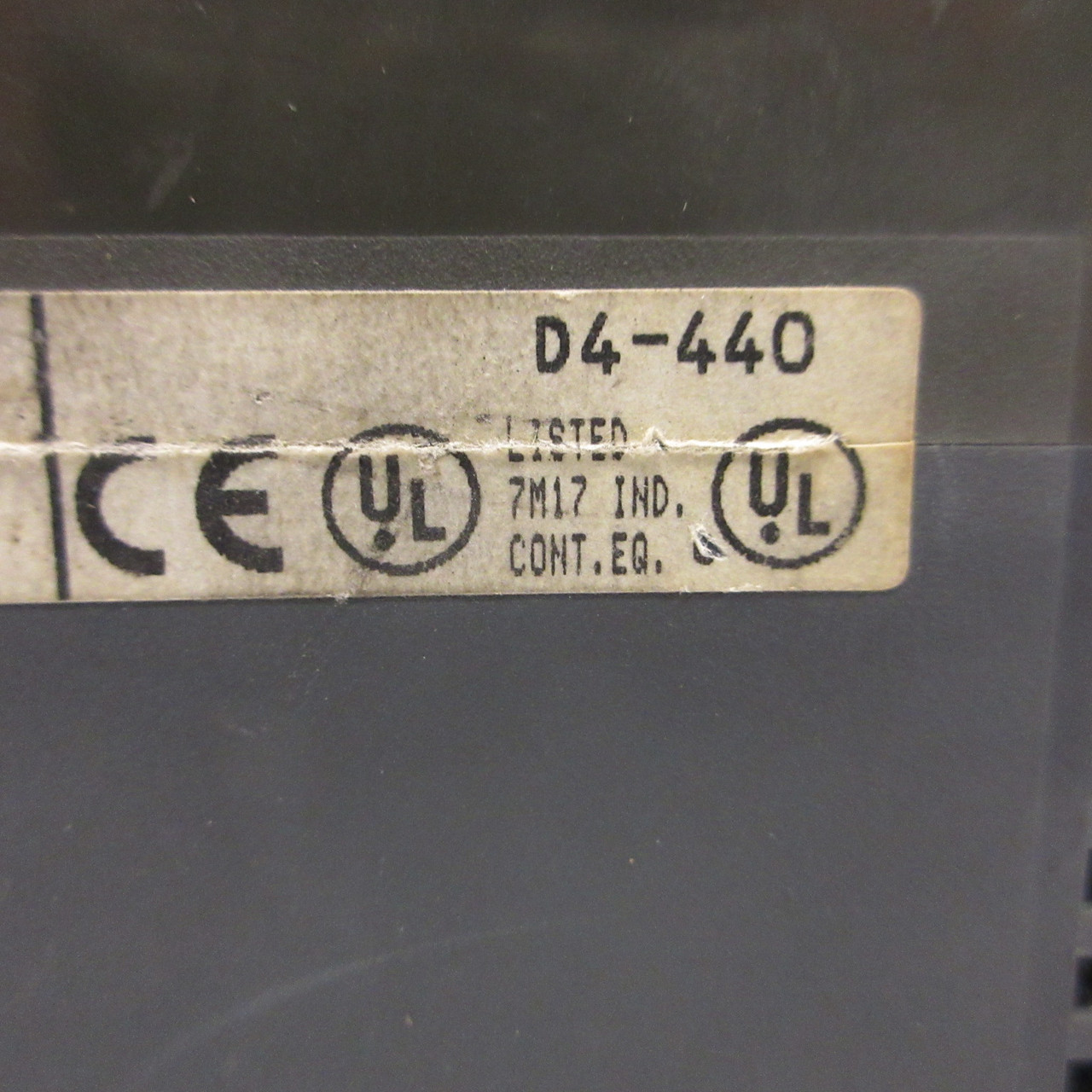 PLC Direct Koyo D4-440 CPU Direct Logic 405 CPU Module w Keys (chipped, no door) (AH1311-1)