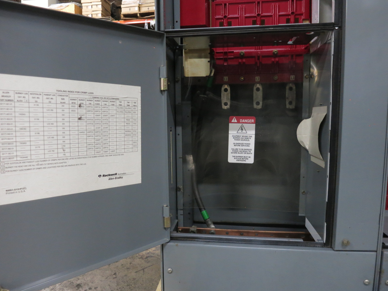 Allen Bradley Centerline 2100 600/300 Amp 3x MCC Section Motor Control Center ML (DW8322-1)