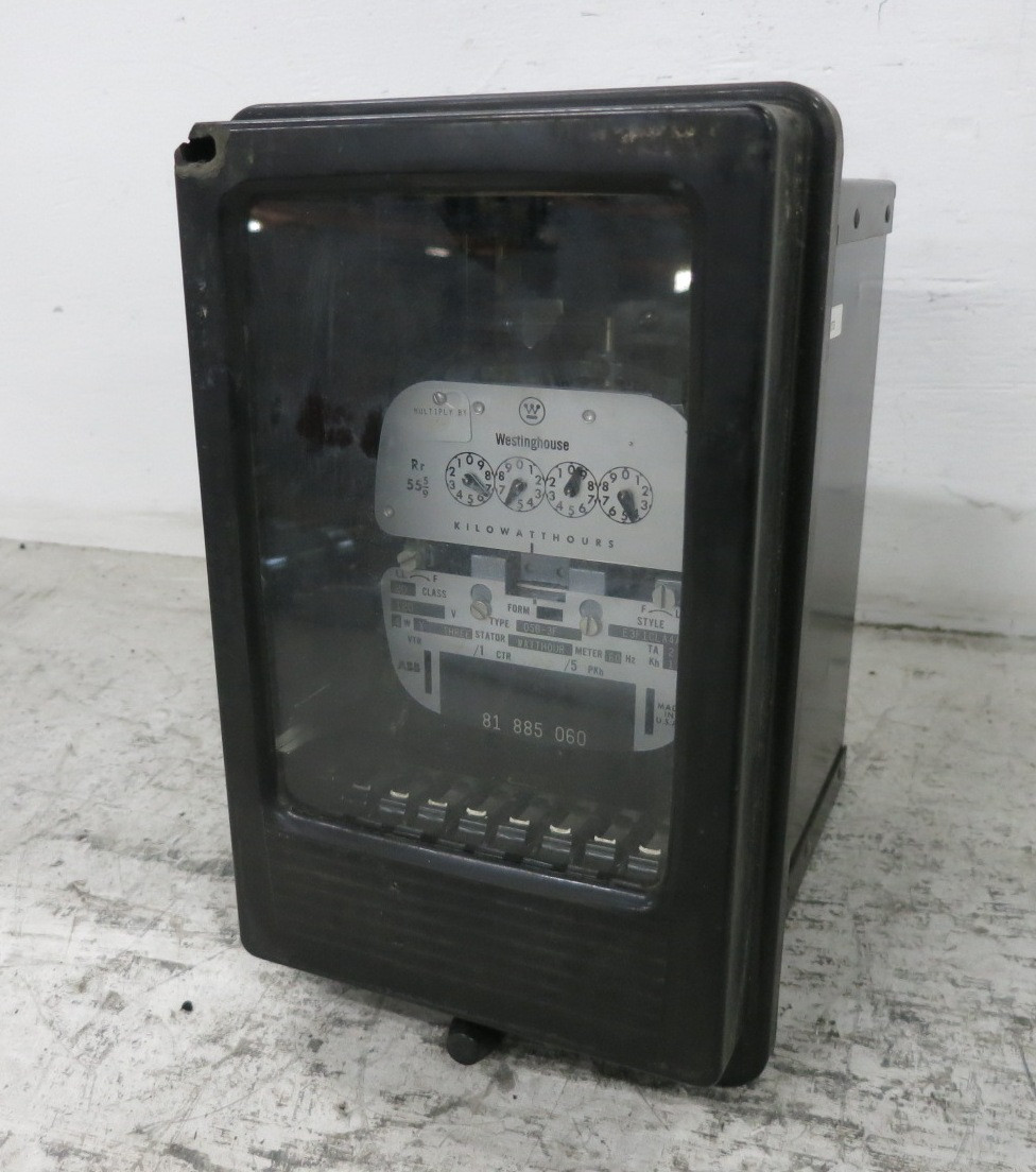 Westinghouse D5B-3F Watthour Meter Relay E3F1CLA4AA 120V Three Stator ABB (DW8319-2)
