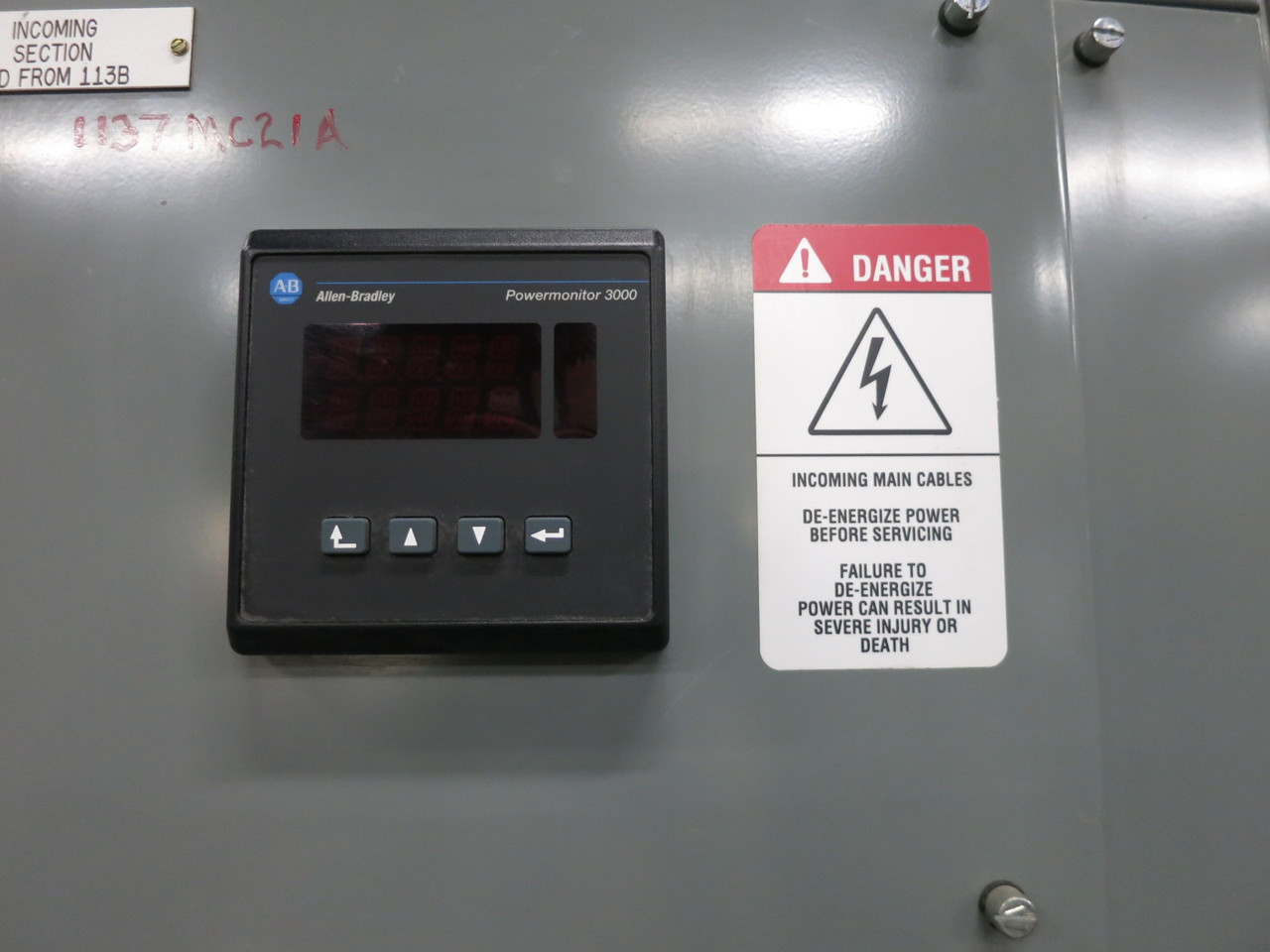 NEW Allen Bradley Centerline 2100 600/300A 3x MCC Section 1404-M605A-000 Meter (DW8321-1)