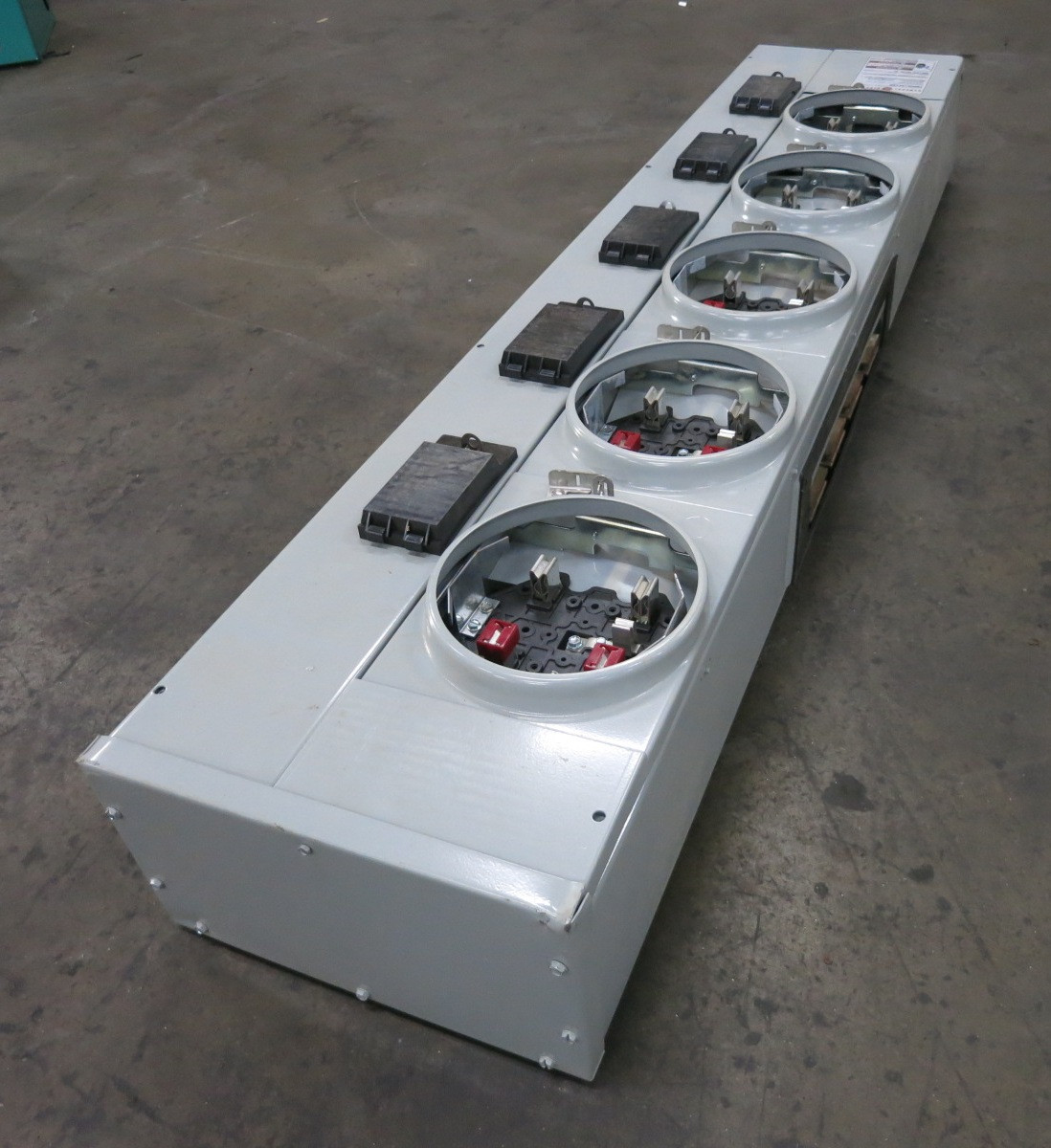 GE TMPR12512R 1200A/125A 208Y/120 Modular Metering Meter Mod Stack 4W 5 Socket (DW8317-1)