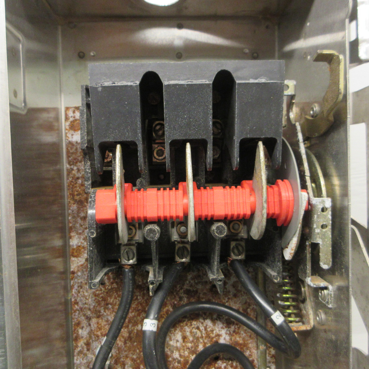 Square D HU362DSWC 60 Amp 600V Stainless Enclosed Switch 60A 60HP 3R SS (RUSTY) (AH1422-2)